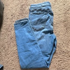 SO high rise skinny jeans